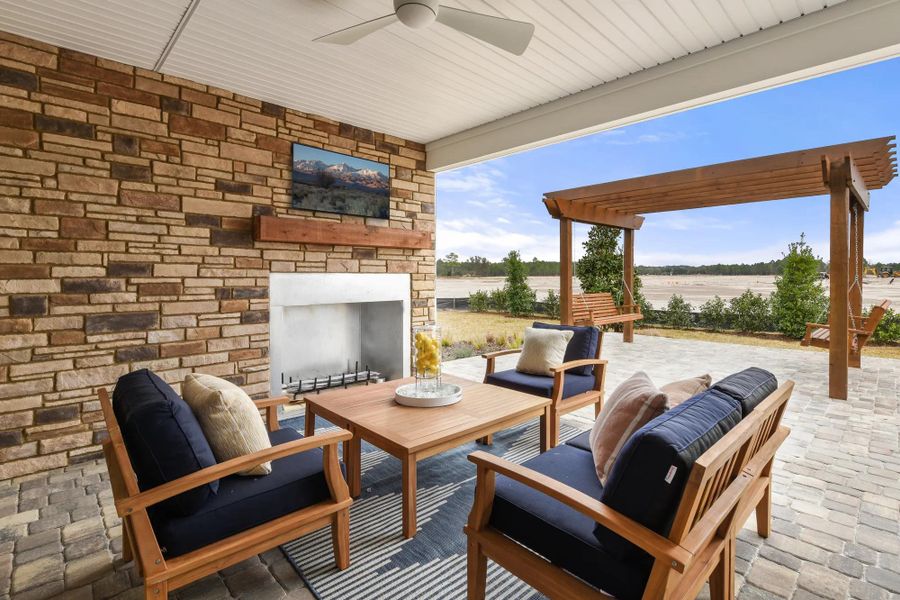 The Palmetto Outdoor Living Area