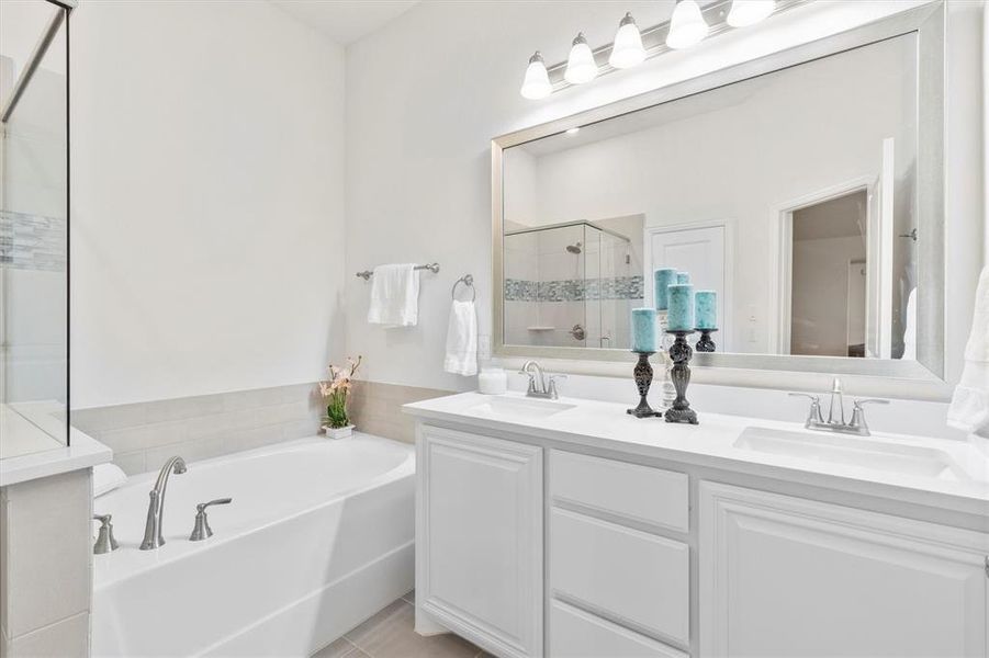 Furnished interior view inside a new home in , Little Elm (Image 5). Furnished interior view inside a new home in , Little Elm (Image 5).