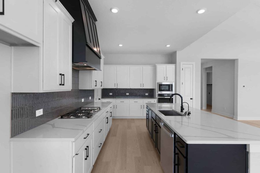 Furnished interior view inside a new home in Lariat, Liberty Hill (Image 8).