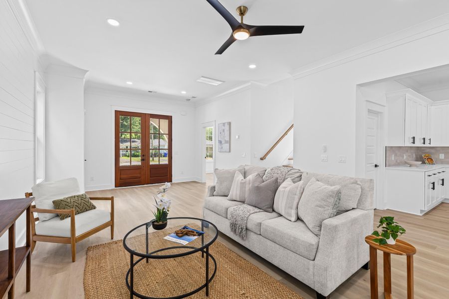 Furnished interior view inside a new home in , North Charleston (Image 14).