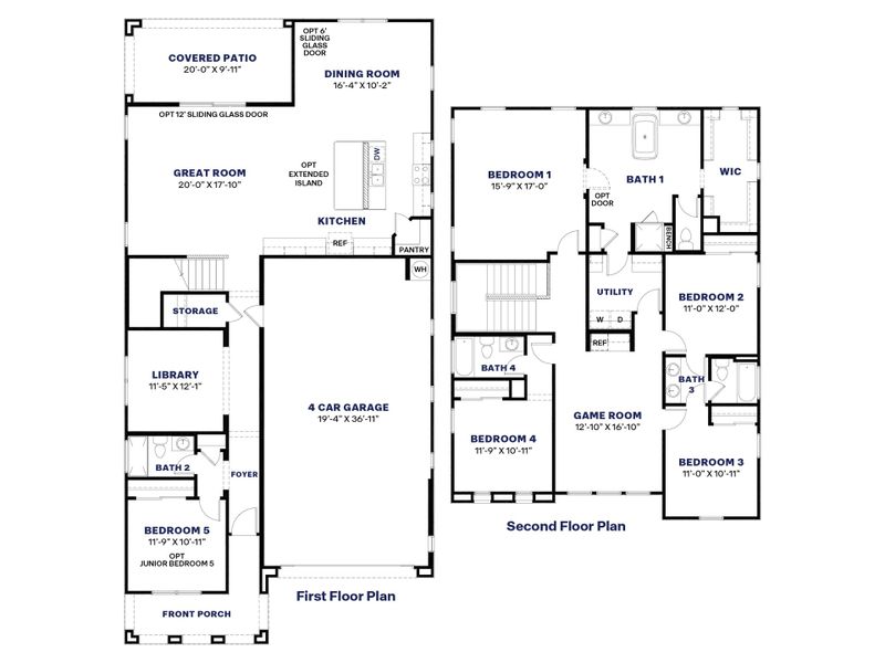 2D floor plan layout of this home in Aloravita, Peoria, AZ (Image 4). 2D floor plan layout of this home in Aloravita, Peoria, AZ (Image 4).