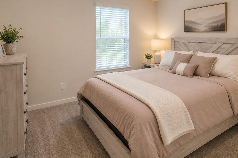 Furnished interior view inside a new home in , Conroe (Image 14).