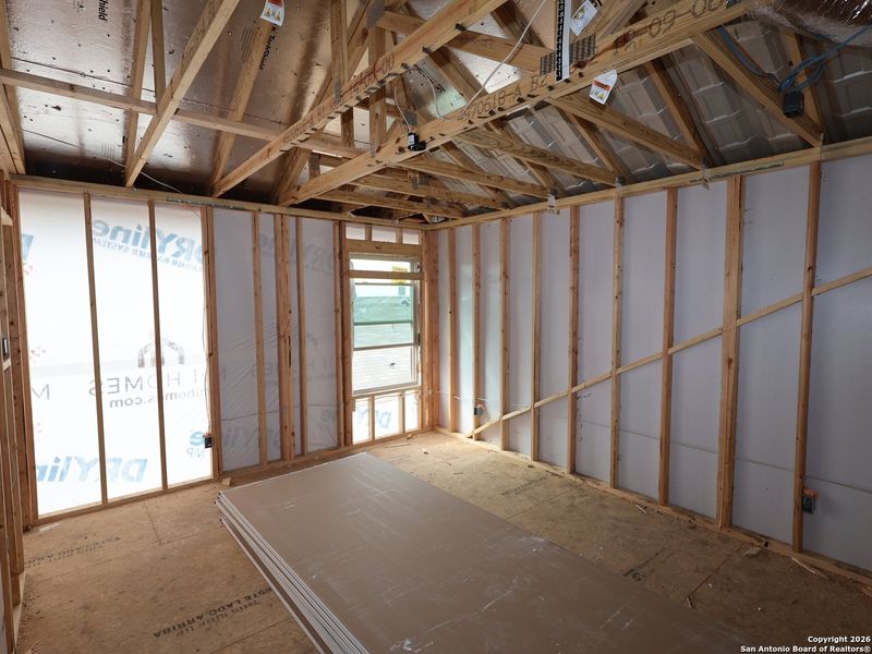 In-progress construction of a new home in Meadows at Clear Springs, New Braunfels, TX (Image 27).