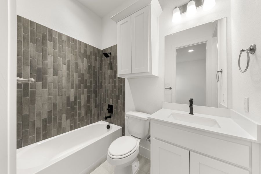 Furnished interior view inside a new home in Providence Cove, McKinney (Image 13).