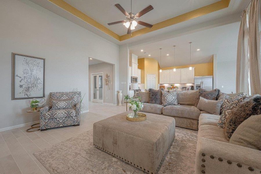 Furnished interior view inside a new home in Grand Magnolia, Magnolia (Image 33).