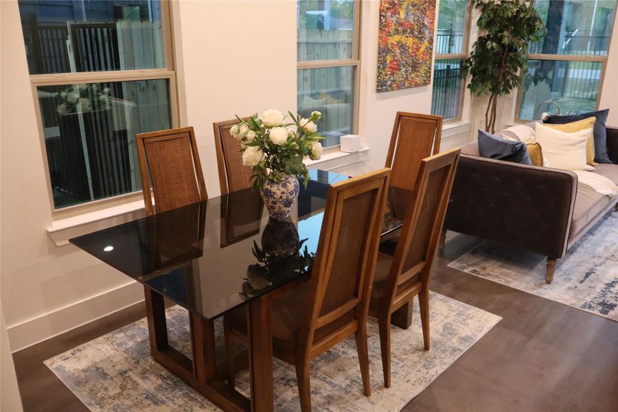 Furnished interior view inside a new home in , Houston (Image 7). Furnished interior view inside a new home in , Houston (Image 7).