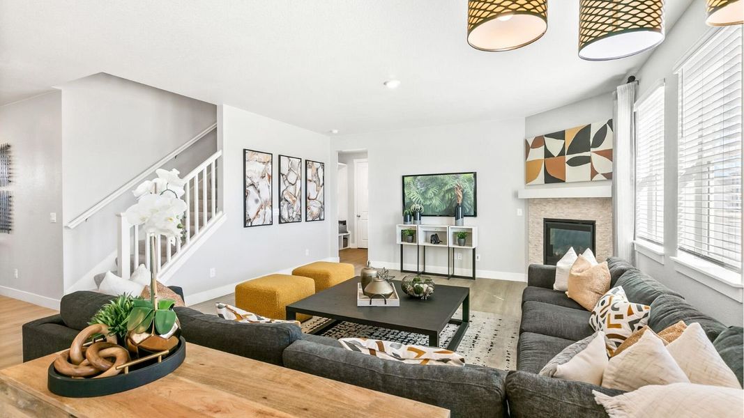 Furnished interior view inside a new home in Vantage, Berthoud (Image 14).