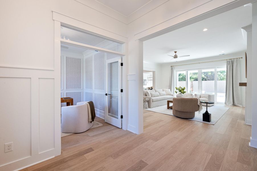 Furnished interior view inside a new home in Yellow House Landing, Charleston (Image 9). Furnished interior view inside a new home in Yellow House Landing, Charleston (Image 9).
