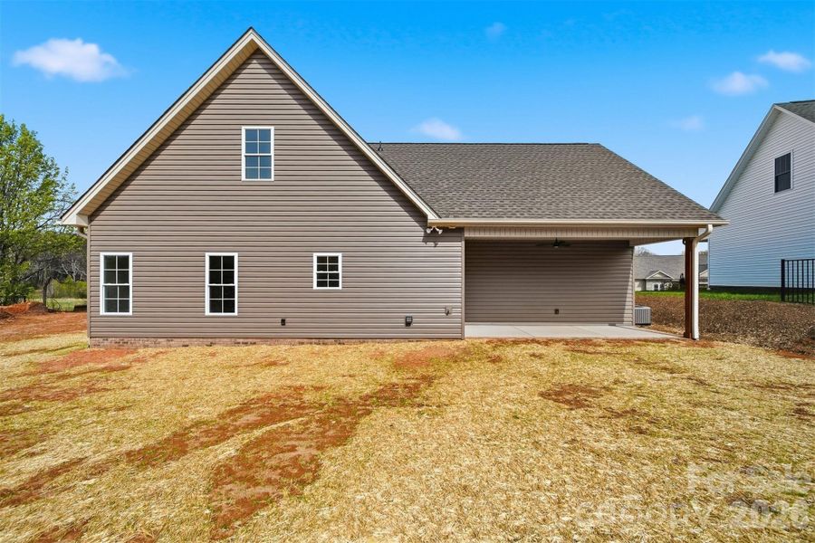 Exterior details and patio area of a home in , Hickory (Image 22). Exterior details and patio area of a home in , Hickory (Image 22).