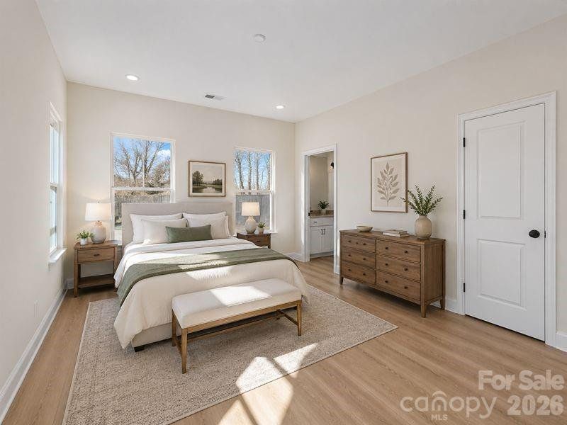 Furnished interior view inside a new home in , Hickory (Image 10).