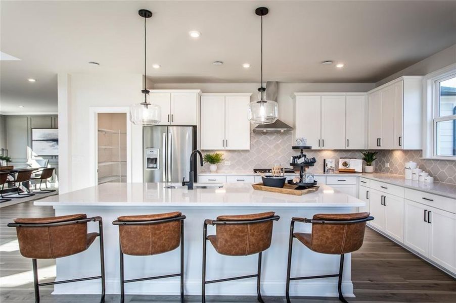 Furnished interior view inside a new home in Hopewell Reserve, Cumming (Image 25). Furnished interior view inside a new home in Hopewell Reserve, Cumming (Image 25).