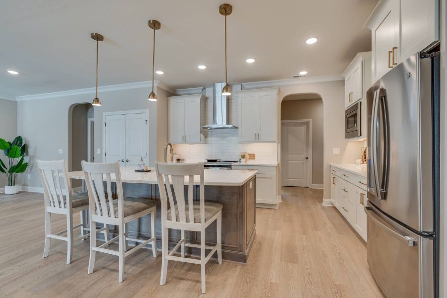 Furnished interior in a model home at The Grove At Haven Hill in Lenoir City (Image 5).