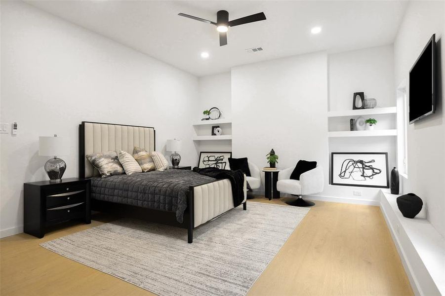 Furnished interior view inside a new home in , Dallas (Image 11).