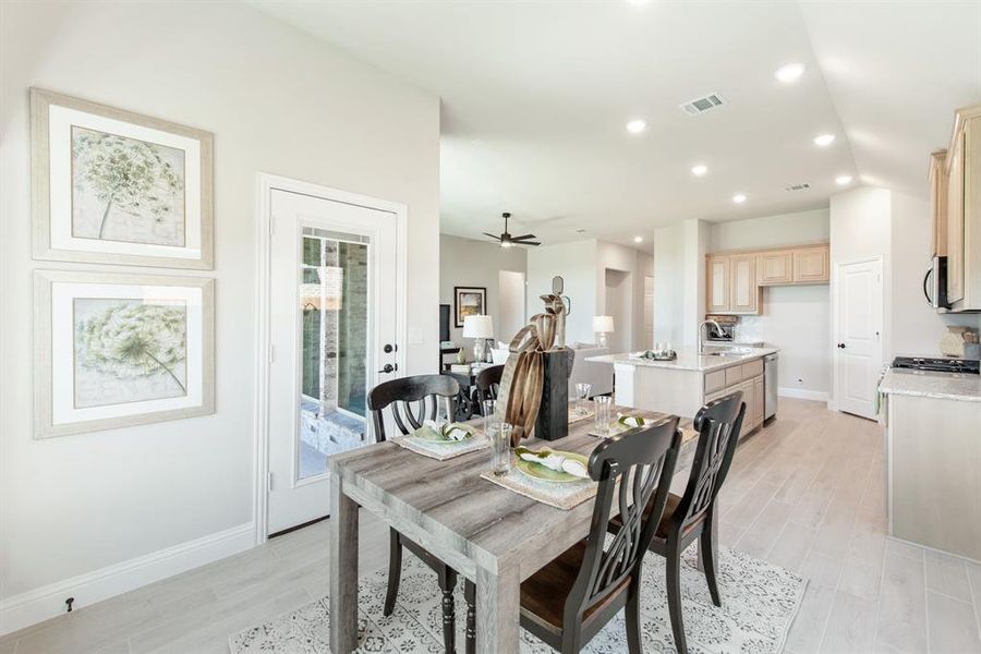 Furnished interior view inside a new home in Legacy Ranch Classic 55, Melissa (Image 9).
