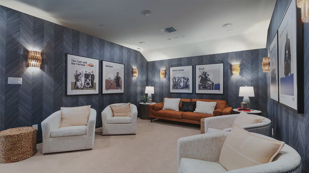 Representative furnished interior of a home built from the Madison by Chesmar Homes in Nolina, Georgetown (Image 34).