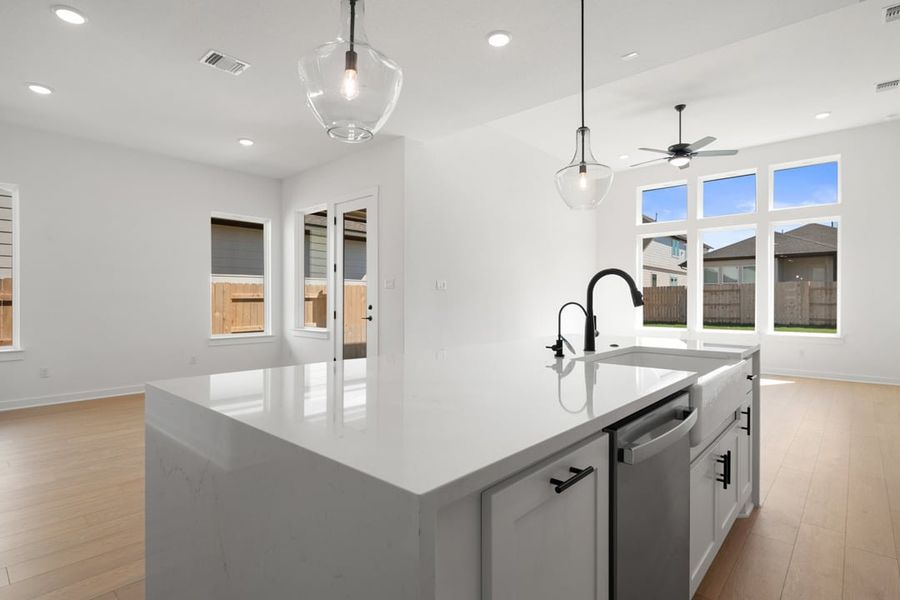 Furnished interior view inside a new home in Park Collection At Park Central, Georgetown (Image 11). Furnished interior view inside a new home in Park Collection At Park Central, Georgetown (Image 11).