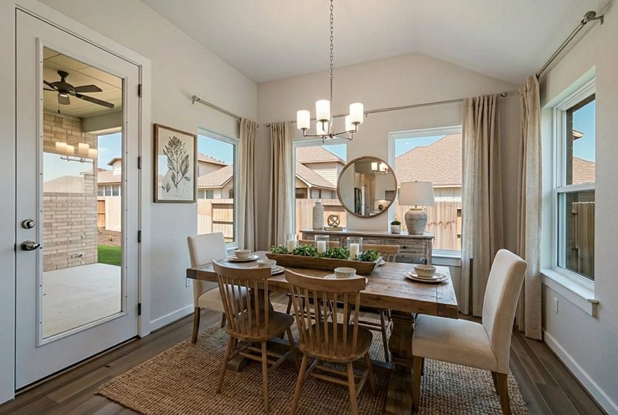 Furnished interior view inside a new home in Veramendi, New Braunfels (Image 7).