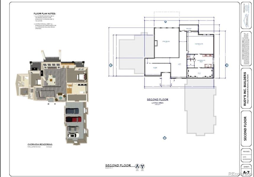Second floor rendering