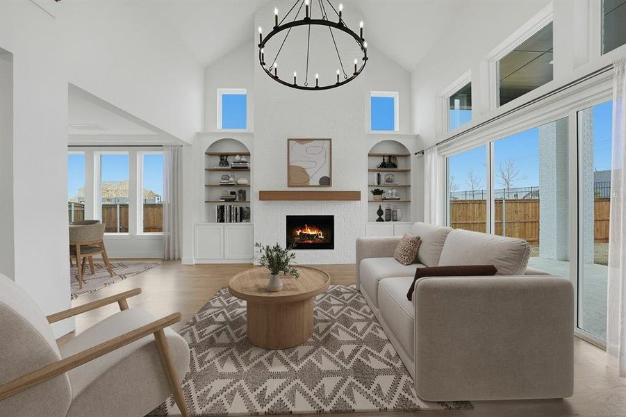 Furnished interior view inside a new home in , Prosper (Image 16).