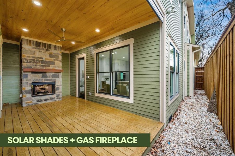 Exterior details and patio area of a home in , Dallas (Image 23).