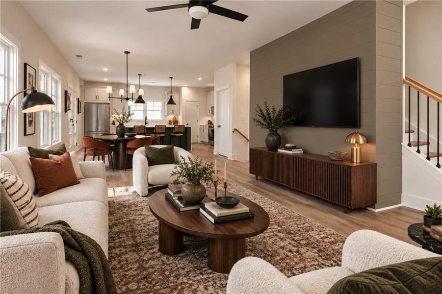Furnished interior view inside a new home in , Hapeville (Image 28).