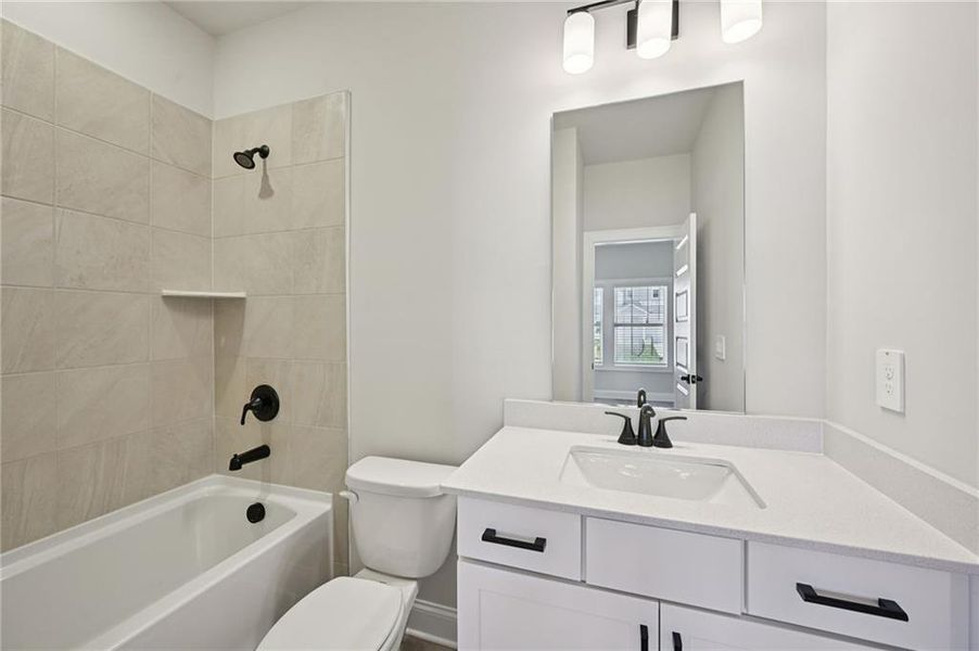 Furnished interior view inside a new home in , Braselton (Image 14).