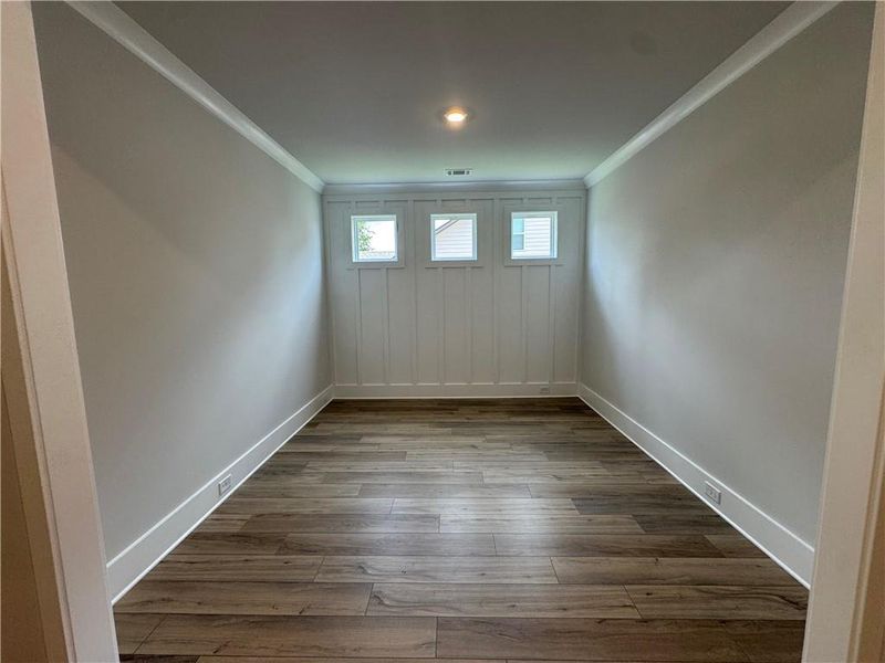 Spacious, unfurnished interior of a new home in Rosewood Lake Preserve, Hoschton (Image 28). Spacious, unfurnished interior of a new home in Rosewood Lake Preserve, Hoschton (Image 28).