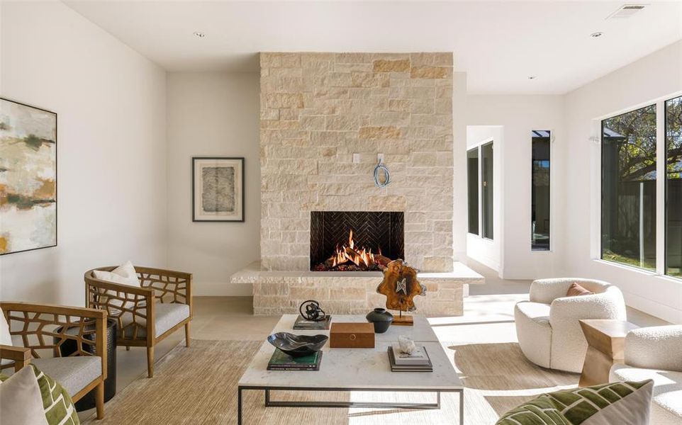 Furnished interior view inside a new home in , Dallas (Image 17). Furnished interior view inside a new home in , Dallas (Image 17).