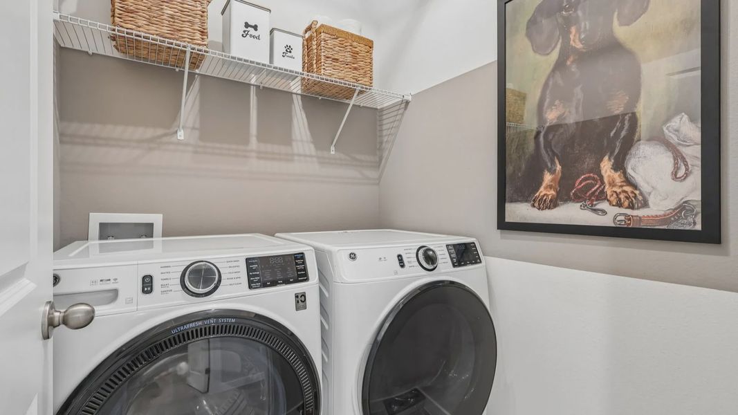 Laundry Room in the Flagler Floorplan by DRB Homes Laundry Room in the Flagler Floorplan by DRB Homes