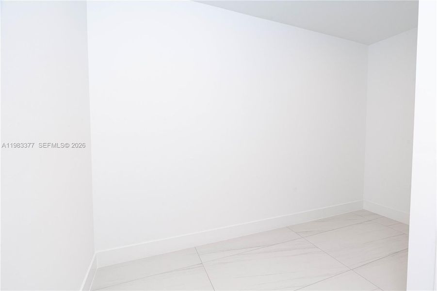 Master bedroom walk in closet