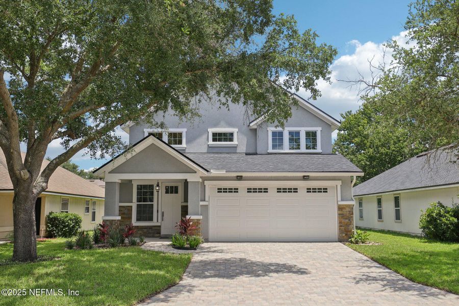 Front exterior of a new home in , Orange Park, FL, highlighting curb appeal (Image 27). Front exterior of a new home in , Orange Park, FL, highlighting curb appeal (Image 27).