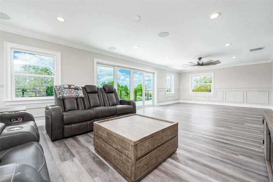Furnished interior view inside a new home in , Tampa (Image 18).
