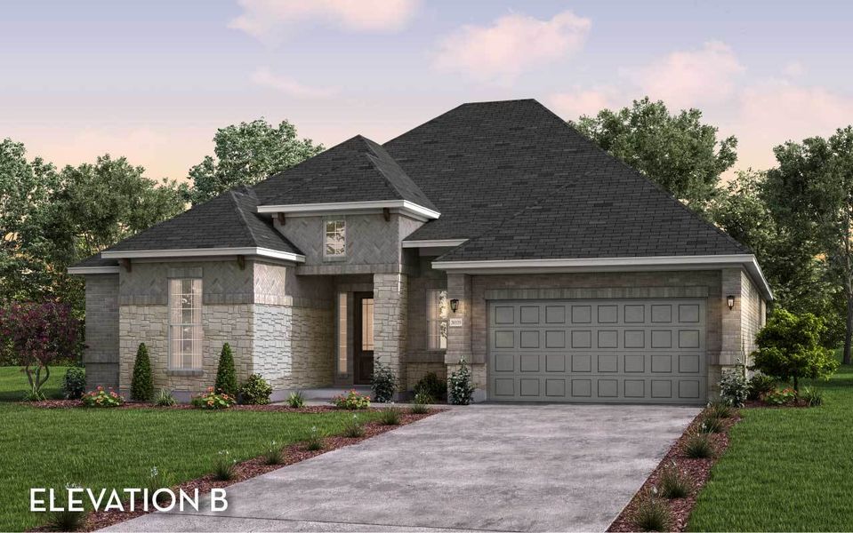 Representative exterior photo of a completed home built from the Capitola by CastleRock Communities in Sanctuary, Salado, TX (Image 2).