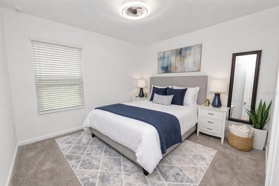 Furnished interior view inside a new home in Cascades, Davenport (Image 15). Furnished interior view inside a new home in Cascades, Davenport (Image 15).