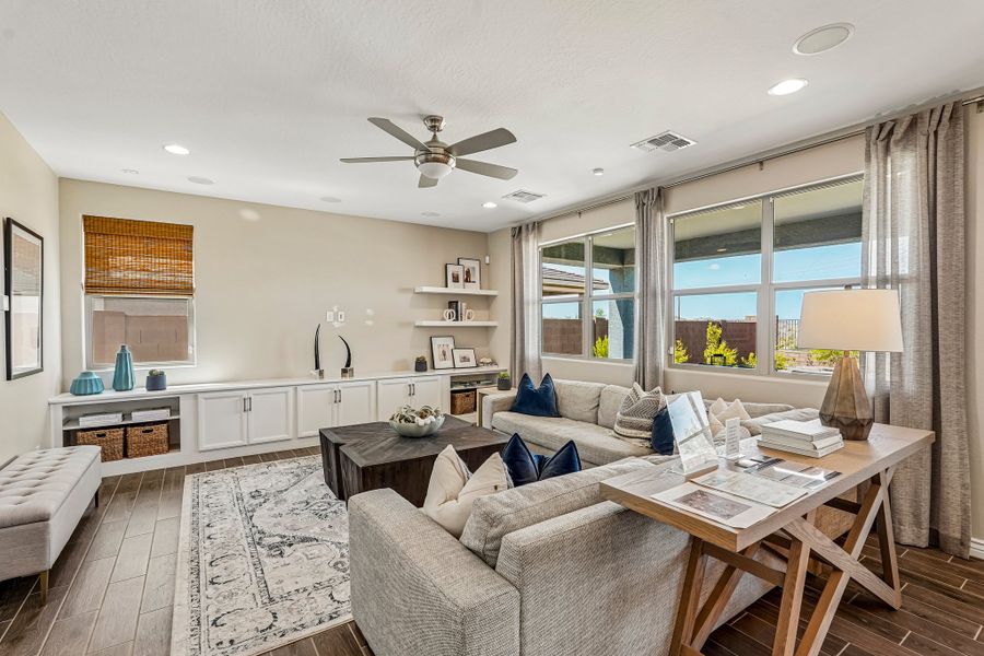 Furnished interior view inside a new home in Estrella, Goodyear (Image 7).