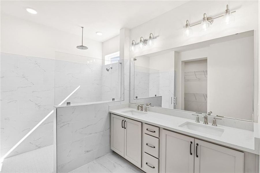 Furnished interior view inside a new home in Old Mill Preserve, Dallas (Image 6).