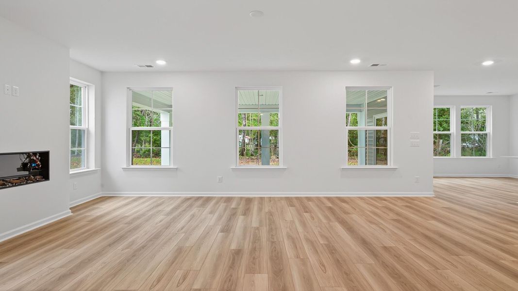 Spacious, unfurnished interior of a new home in Creekside at Andrews, Summerville (Image 21). Spacious, unfurnished interior of a new home in Creekside at Andrews, Summerville (Image 21).