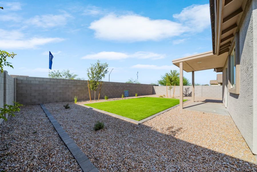 Backyard Shown for Model Purposes | Horizon | Wildera – Crest Series | New Homes in San Tan Valley, AZ by Landsea Homes Backyard Shown for Model Purposes | Horizon | Wildera – Crest Series | New Homes in San Tan Valley, AZ by Landsea Homes