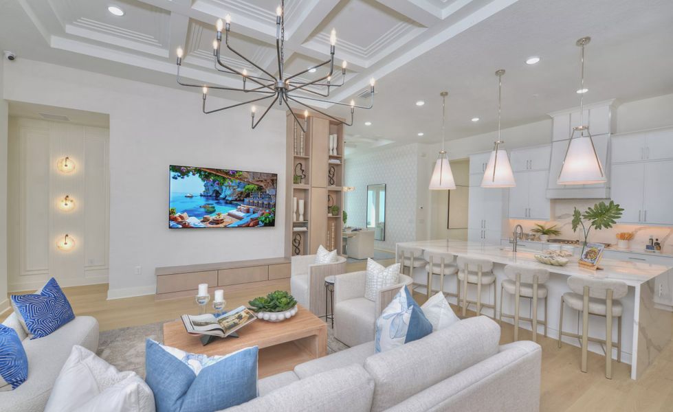 Furnished interior view inside a new home in Wellen Park, Venice (Image 12). Furnished interior view inside a new home in Wellen Park, Venice (Image 12).