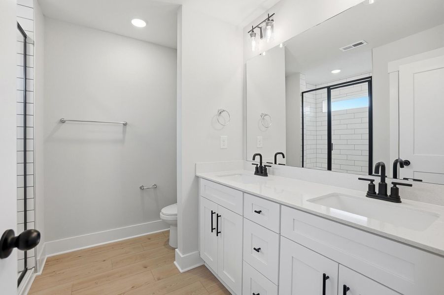 Furnished interior view inside a new home in Blythe Mill Townhomes, Waxhaw (Image 12). Furnished interior view inside a new home in Blythe Mill Townhomes, Waxhaw (Image 12).