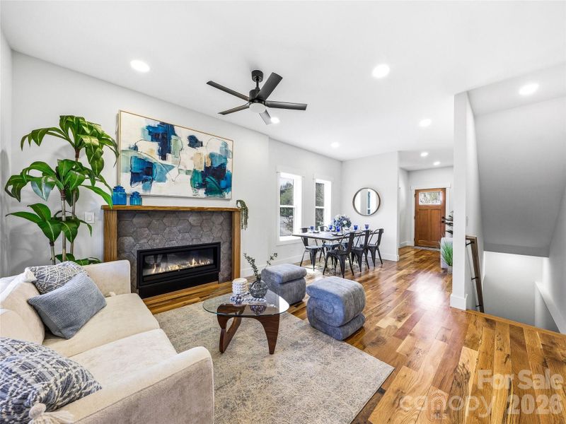 Furnished interior view inside a new home in , Asheville (Image 9).