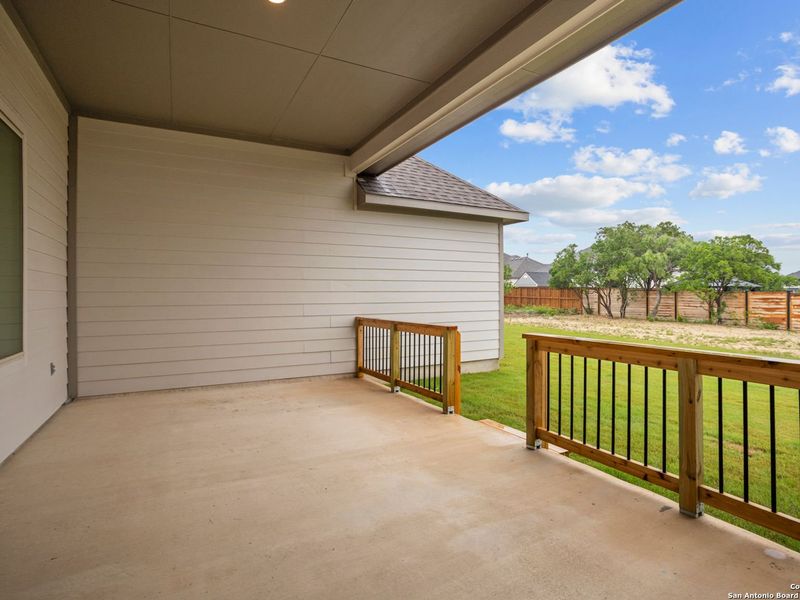 Exterior details and patio area of a home in Potranco Oaks, Castroville (Image 20). Exterior details and patio area of a home in Potranco Oaks, Castroville (Image 20).