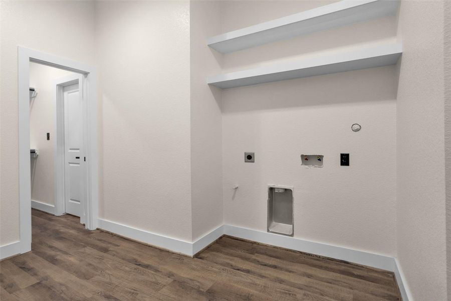 This might be one of my favorite things about the Primary Closet...It opens directly into the laundry room making doing laundry quick and easy. This might be one of my favorite things about the Primary Closet...It opens directly into the laundry room making doing laundry quick and easy.