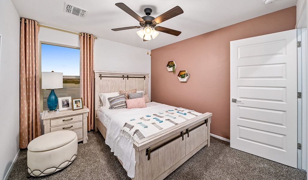 Furnished interior view inside a new home in Blackhawk, Tucson (Image 27). Furnished interior view inside a new home in Blackhawk, Tucson (Image 27).