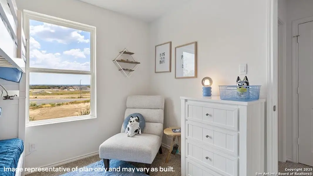 Furnished interior view inside a new home in Riverstone at Westpointe, San Antonio (Image 19).