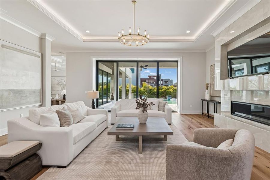 Furnished interior view inside a new home in , Tampa (Image 7).