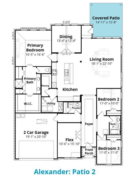 2D floor plan layout for the Alexander by John Houston Homes in Lake Forest, Woodway, TX (Image 12). 2D floor plan layout for the Alexander by John Houston Homes in Lake Forest, Woodway, TX (Image 12).