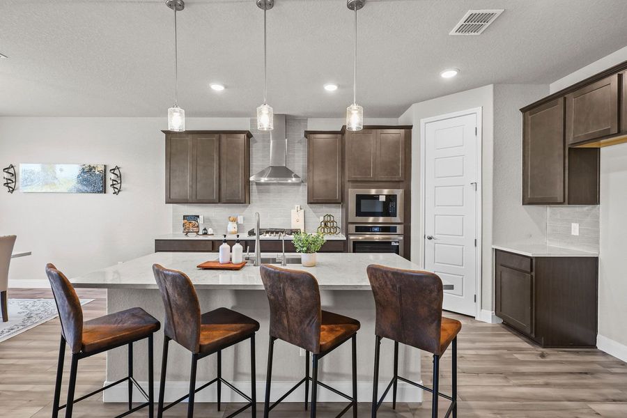 Representative furnished interior of a home built from the The Jennings G by Davidson Homes LLC in The Reserve at Potranco Oaks, Castroville (Image 12).
