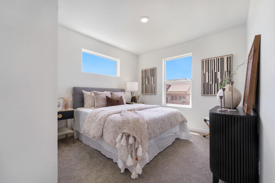 Furnished interior view inside a new home in Union Colony West, Greeley (Image 13).