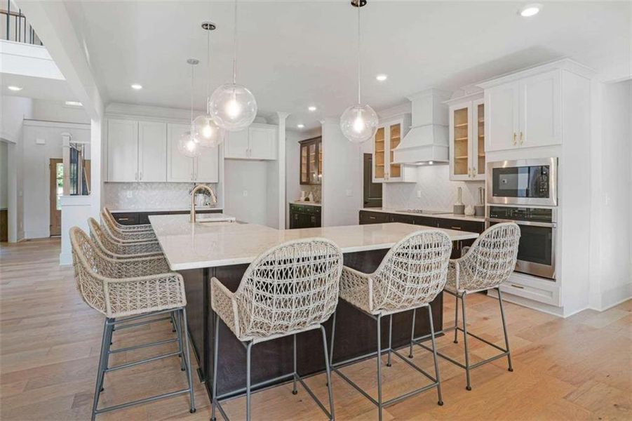 Furnished interior view inside a new home in Steeplechase, Hoschton (Image 5).